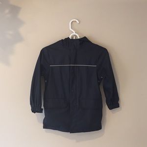 Navy blue Land’s End Raincoat